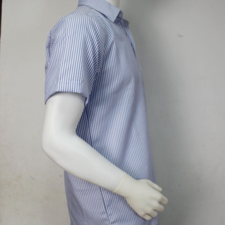 Summer Striped Men's Shirts, Simple Men's Shirts, Dongguan Work Clothes, Factory Clothes, Custom-Made