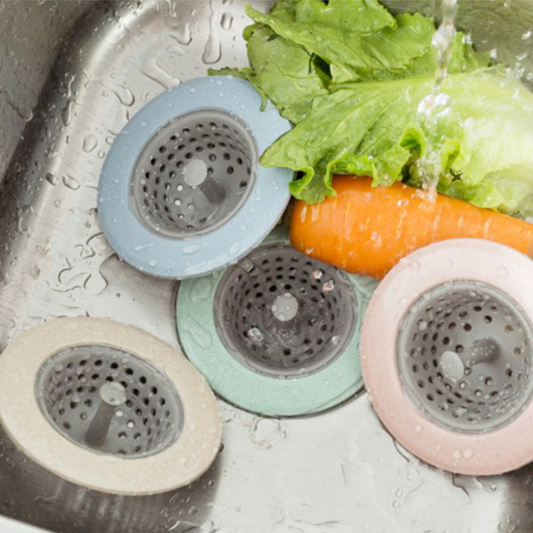 Kitchen sink vegetable basin filter sink sink filter sewer anti-blocking plug cover drainage floor drain