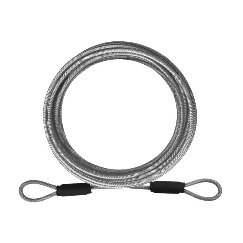 304 stainless steel black steel cable lock aluminum sleeve pressed wire rope plastic coated PVC wire rope manufacturers