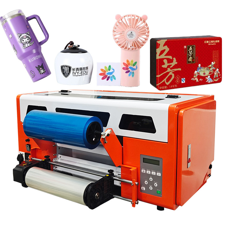 Digital 30cm Hot Stamping Uv Dtf Printer Equipment Waste Film Transfer Hot Stamping Silver Laser 3D Stereo Sticker