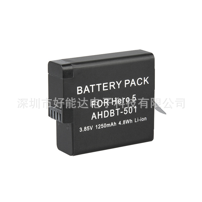 Аксессуары для цифровой камеры Gopro Hero5/6/7, батарея Ahdbt-501, совместимые аксессуары