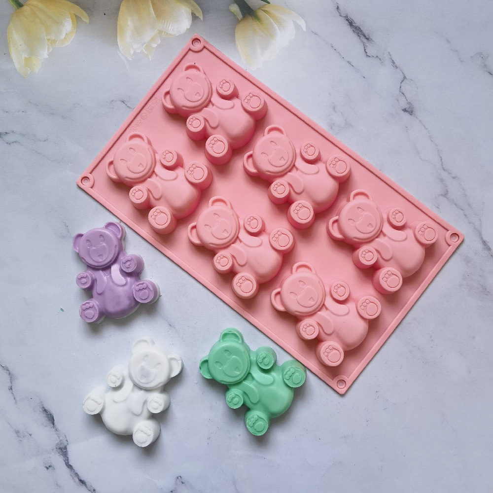 6 медведей 141 силиконовая форма для торта мороженого пудинга десерта мыло выпечки