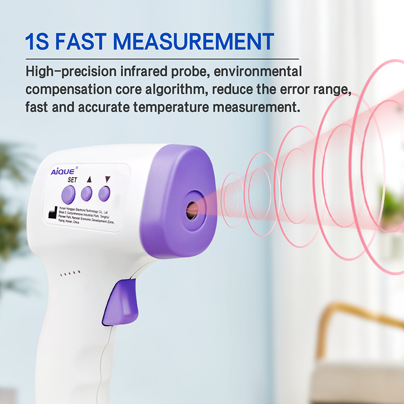 Cross-Border Spot Medical Infrared Thermometer Non-Contact Thermometer Household Accurate Temperature Measurement Smart Forehead Thermometer