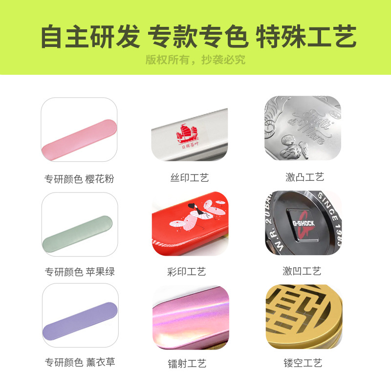 in stock Rectangular Visible Ear Pulling Spoon Tinplate Box Tweezers Iron Box Ear Picking Tool Flip Acedo Needle Iron Box