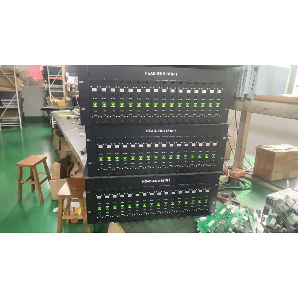 16Ch 24Ch Adjacent Channel Tv Modulator Tv System Hdmi/Av to Rf Radio Frequency Analog Modulator