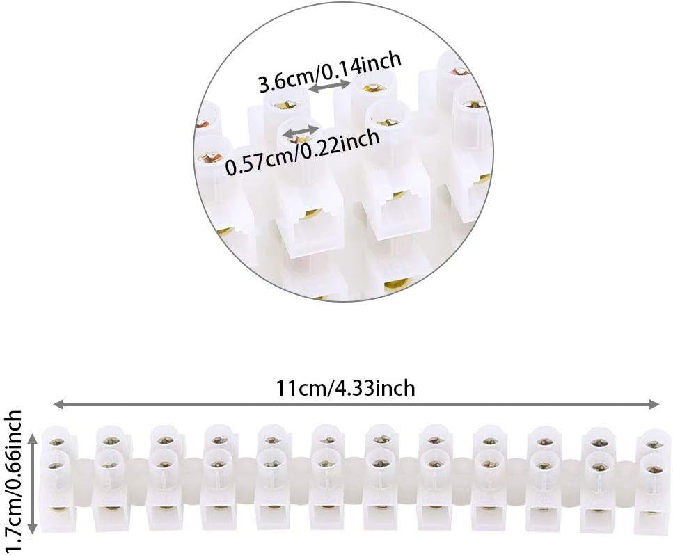 Tancuder 10 Pieces Lustre Clamps Transparent Lustreclamps