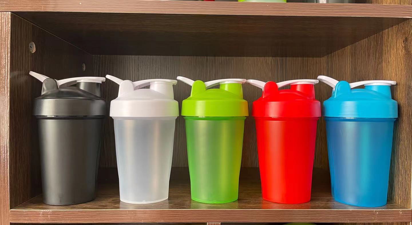 Портативный стакан с ручкой 400мл спортивный фитнес стакан для смешивания молочного коктейля протеинового порошка с масштабом Spot