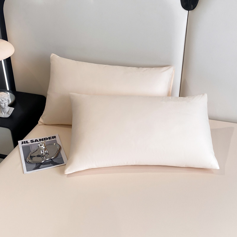 Cross-Border Polyester Fiber Bedding, Solid Color Brushed Simple Sheets, Fitted Sheets, Bedspreads, Pillowcases, One Piece Customized