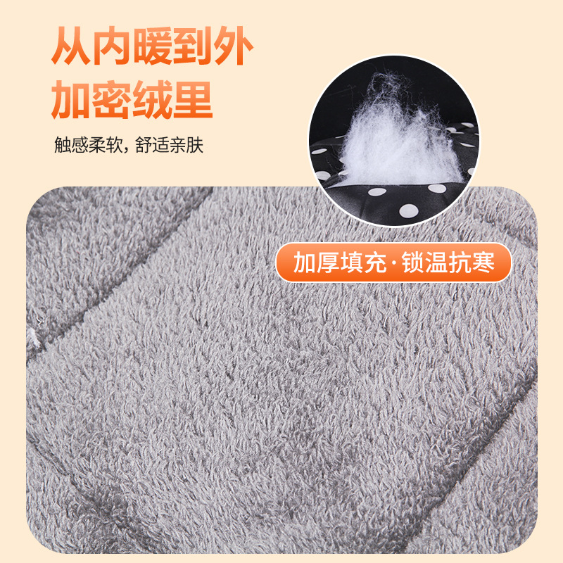 Factory wholesale electric car windshield winter fleece-lined thickened battery car children's rear seat windshield warm