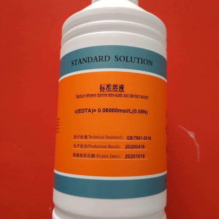 EDTA Disodium Standard Solution Ethylenediaminetetraacetic Acid Disodium Hinak/Bolinda Attached Certificate GBW(E)