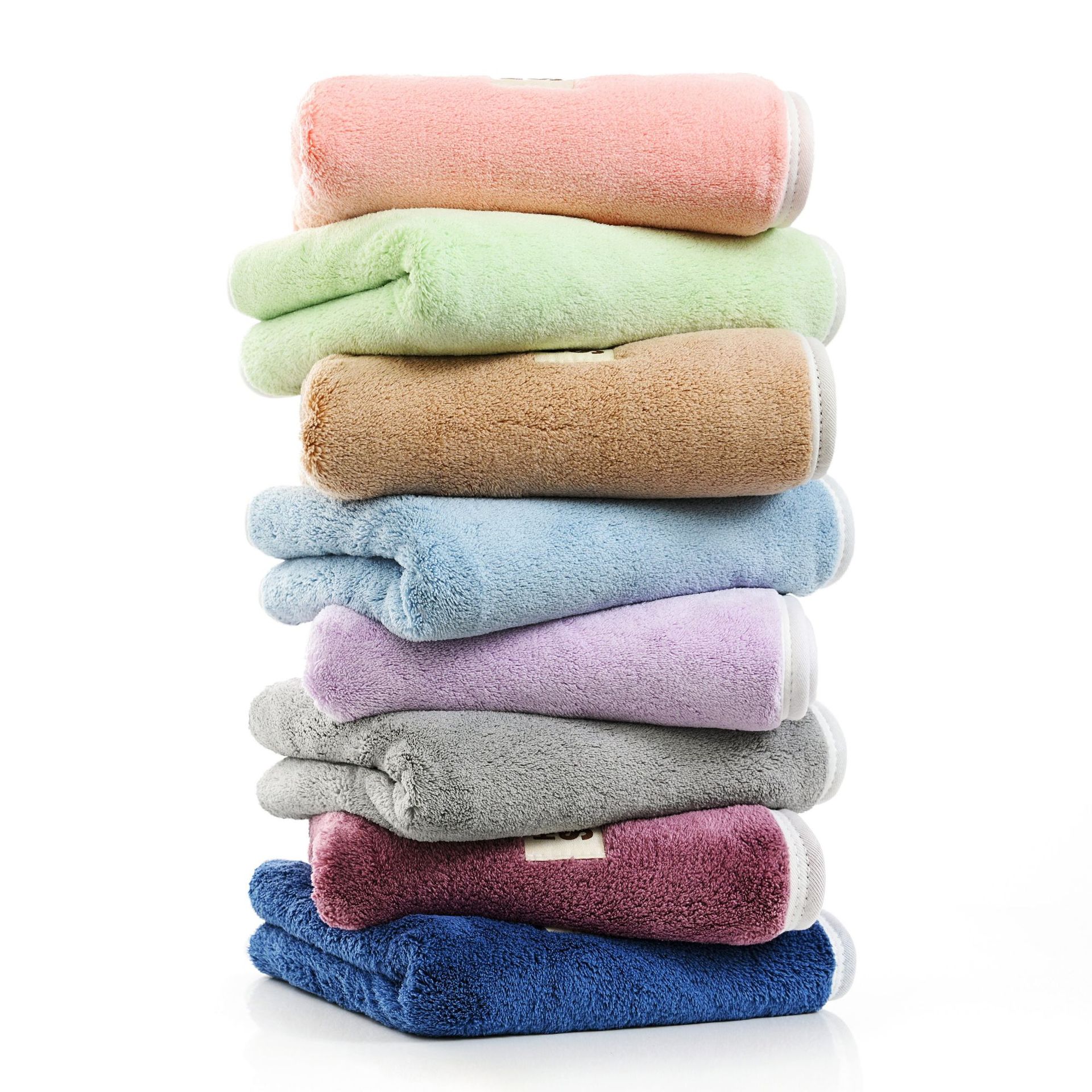 Antibacterial Sealed Separate Packaging Thickened Coral Fleece Towel Soft and Comfortable Absorbent Towel Bath Towel Return Gift