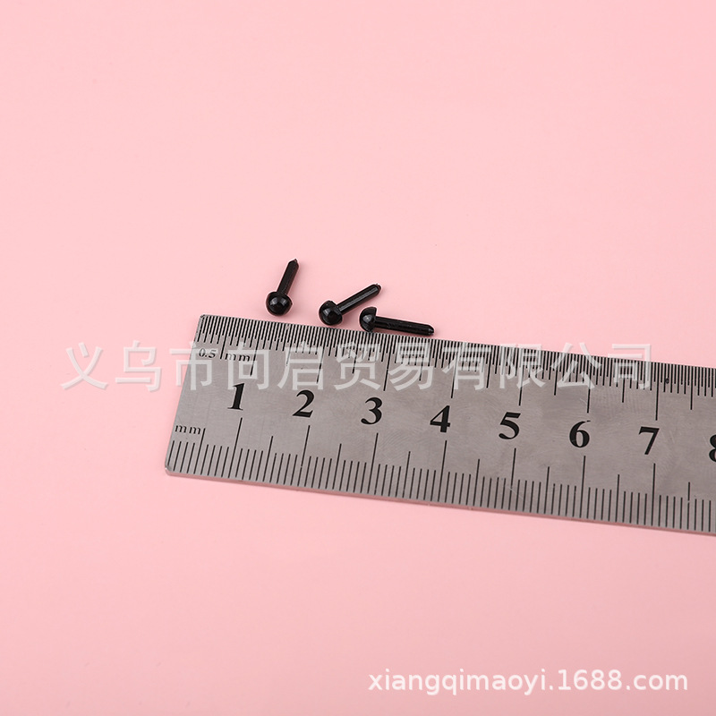 A large supply of wholesale poking black bean eye handmade doll pendant straight rod eye with diy black bean eye