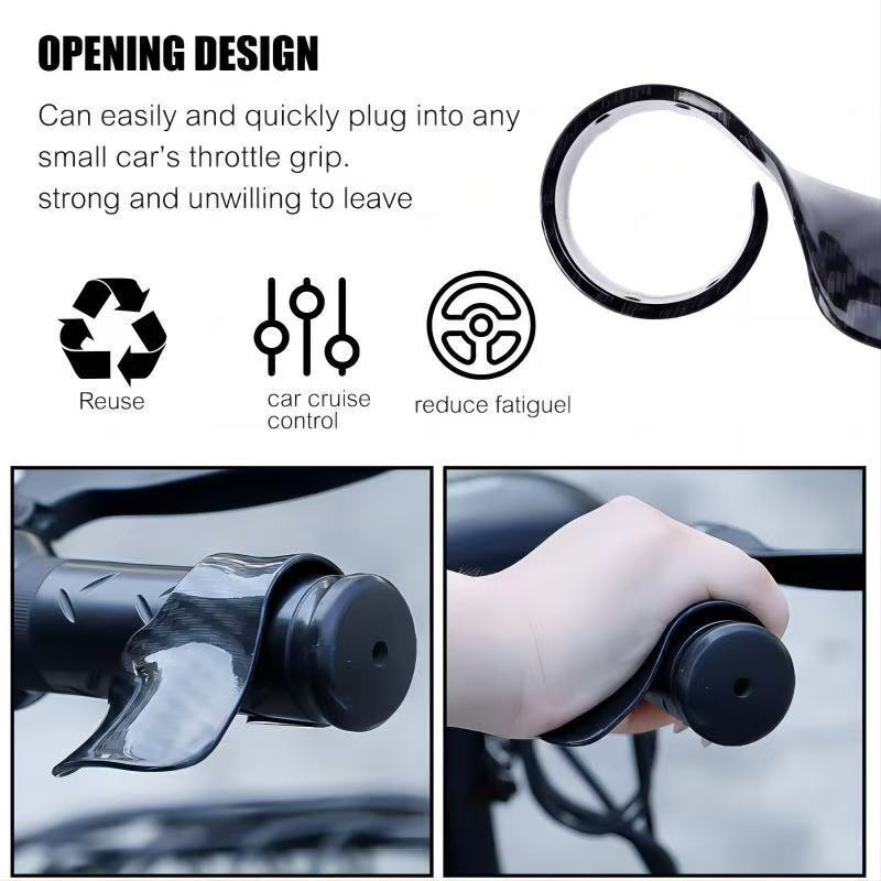 Motorcycle electric vehicle throttle clip labor-saving booster throttle handle clip cruise assist universal