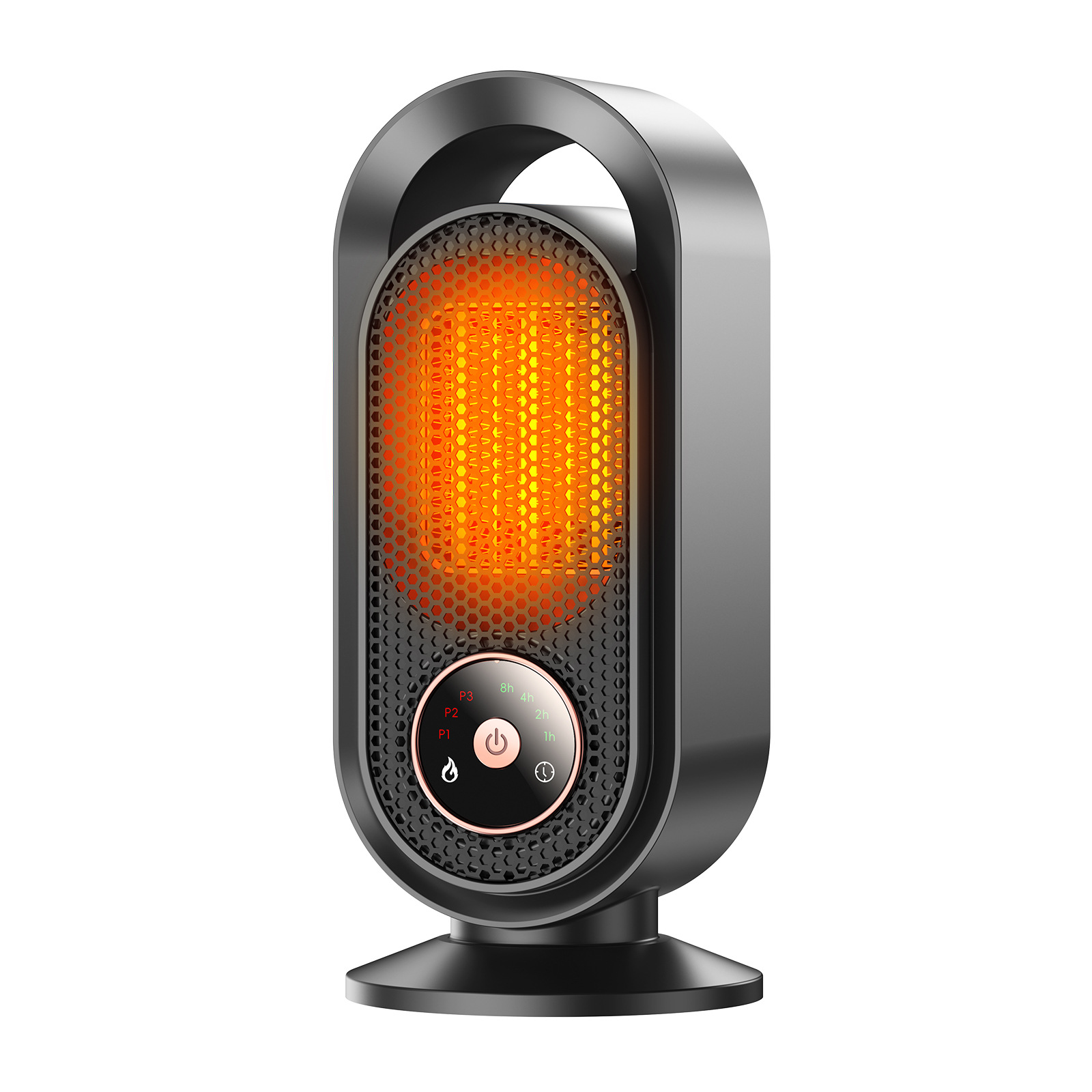 New Cross-Border Ptc Fast Heating Fan Household Energy-Saving Touch Small High-Power Heater Desktop Heater