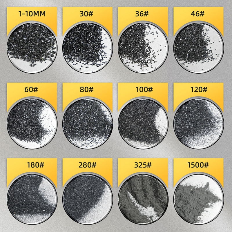 in stock black green silicon carbide refractory grinding and polishing casting optical glass metallurgy black green silicon carbide