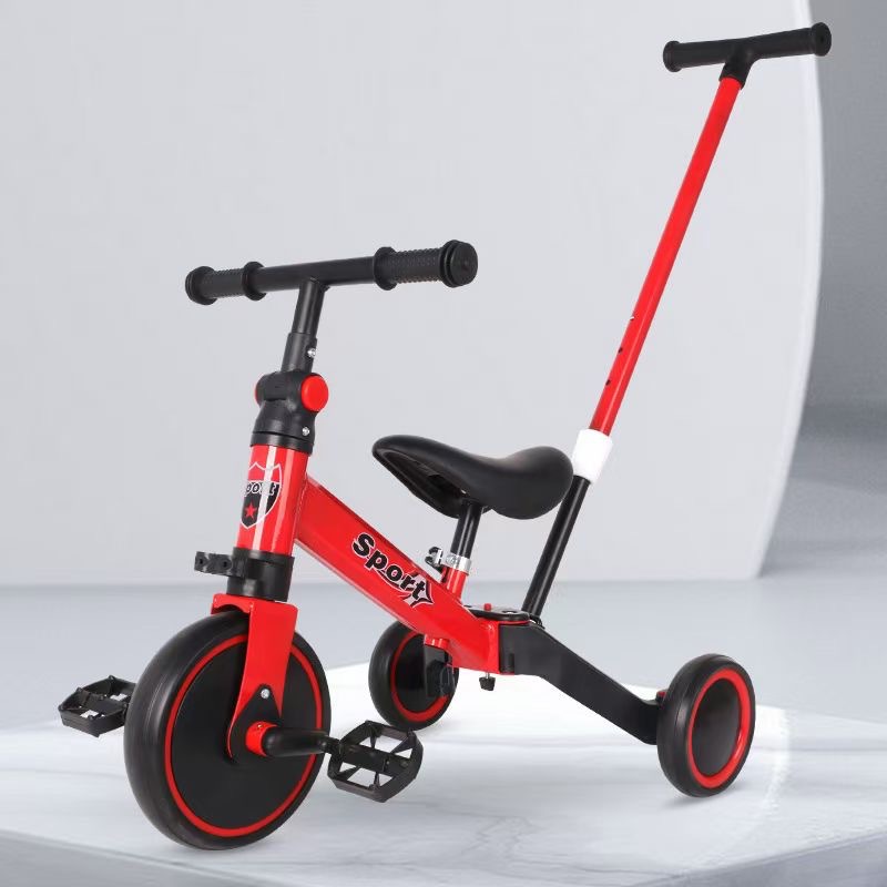 Children's Bicycle Tricycle Balance Car Children 1 to 3 Years Old Three-in-One Children's Deformation Tricycle