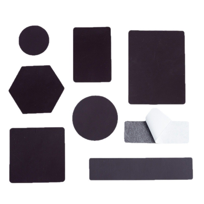 Embroidery soft magnetic accessories magnetic round Picture frame mounting handmade DIY tie-dyed refrigerator sticker D adhesive soft magnetic accessories