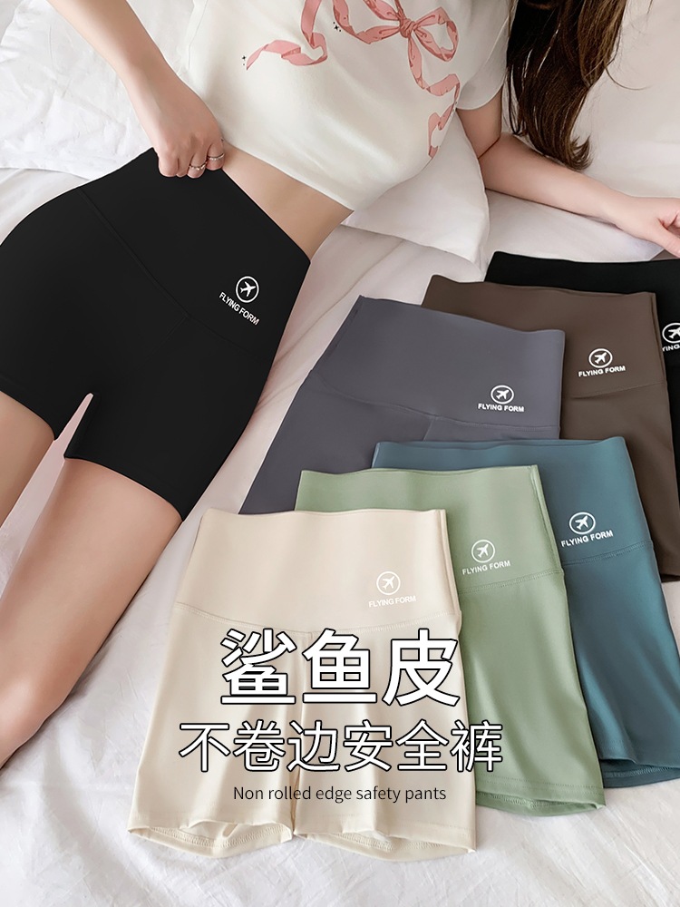 Летние брюки для наружной носки, поднимающие живот, безопасные брюки, спортивные леггинсы, антискользящие, тонкие шорты для женщин