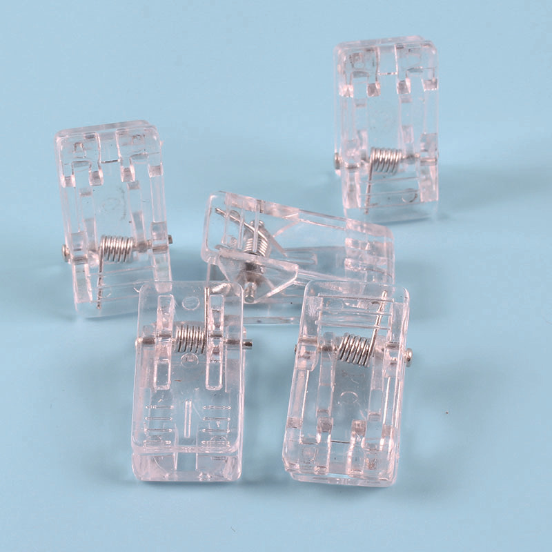 Пластиковый держатель для удостоверений, прозрачный пружинный зажим