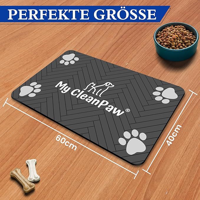 Temu Can Be Labeled for Cats and Dogs Feeding Diatom Mud Floor Mats Bathroom Water-Absorbent and Stain-Resistant Pet Mats Non-Slip and Wear-Resistant Placemats