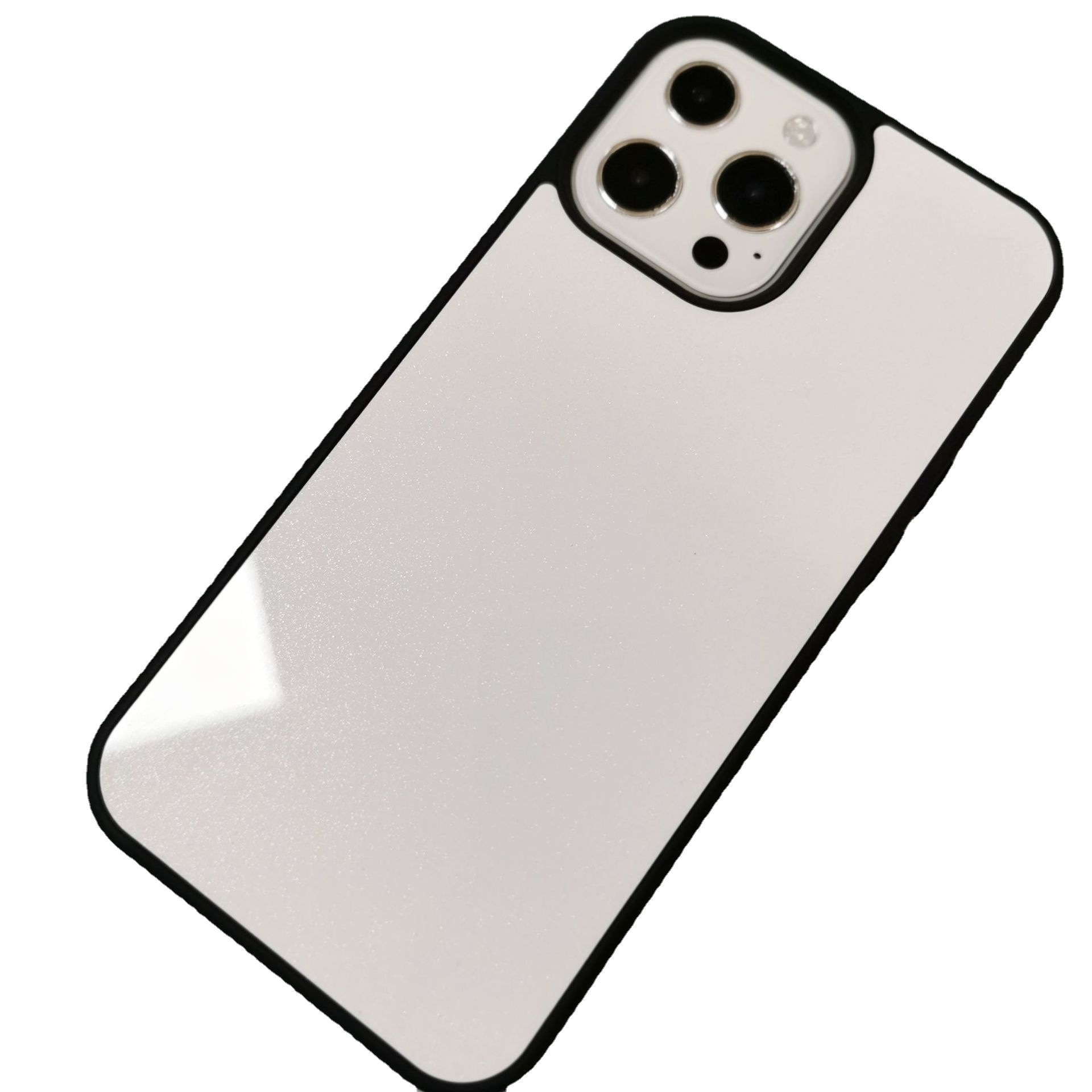 Thermal transfer mobile phone case suitable for iPhone non-slip pattern two-in-one leather material DIY blank mobile phone case sublimation