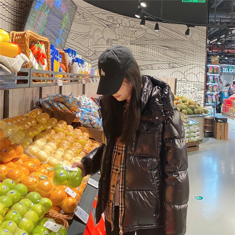 2025 New m Brand Winter down Cotton Jacket for Men and Women, Cross-Border Trade, Korean Version, Classic Loose Thickened Couple's Coat