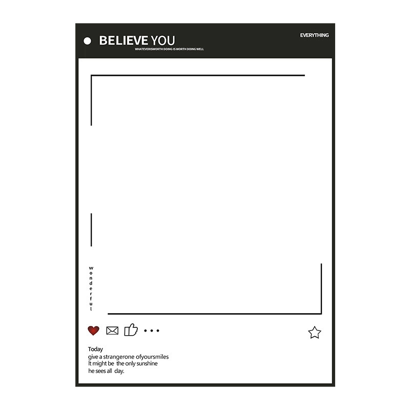 Refrigerator Sticker Message Board Erasable Magnetic Tip Magnetic Memo Board Small Whiteboard Magnetic Writing Board