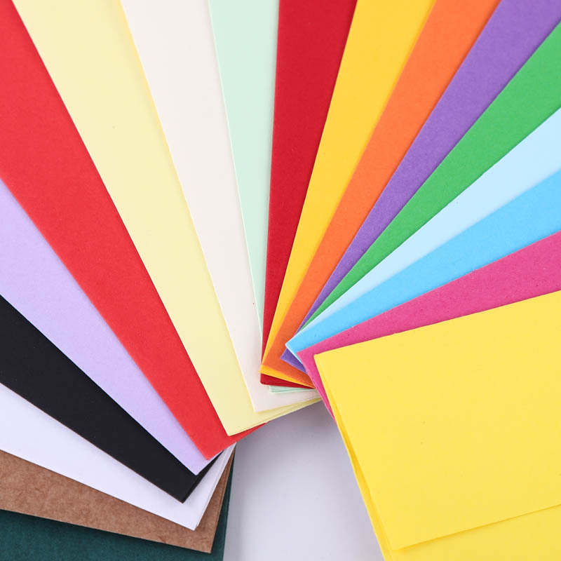 Business Invitation Thickened Bronzing Paper Kraft Paper Envelope Blank Envelope Activity Invitation logo