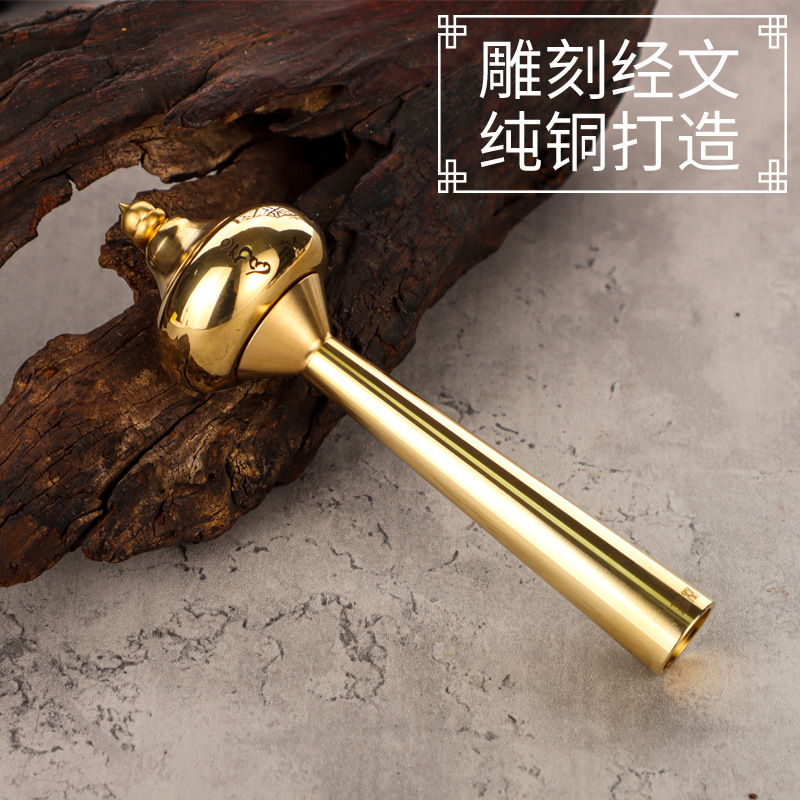 Cijian warp wheel manufacturers wholesale pure copper hand-held warp wheel paper warp wheel blessing manual warp wheel