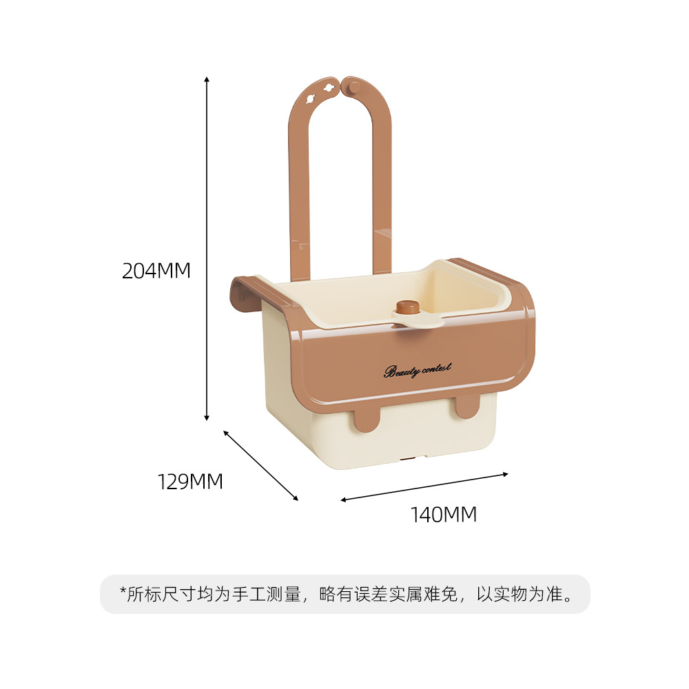 Hanging Sink Drain Basket Kitchen Food Residue Separation Filter Basket Cleaning Water Filter Basket Hanging Drain Basket