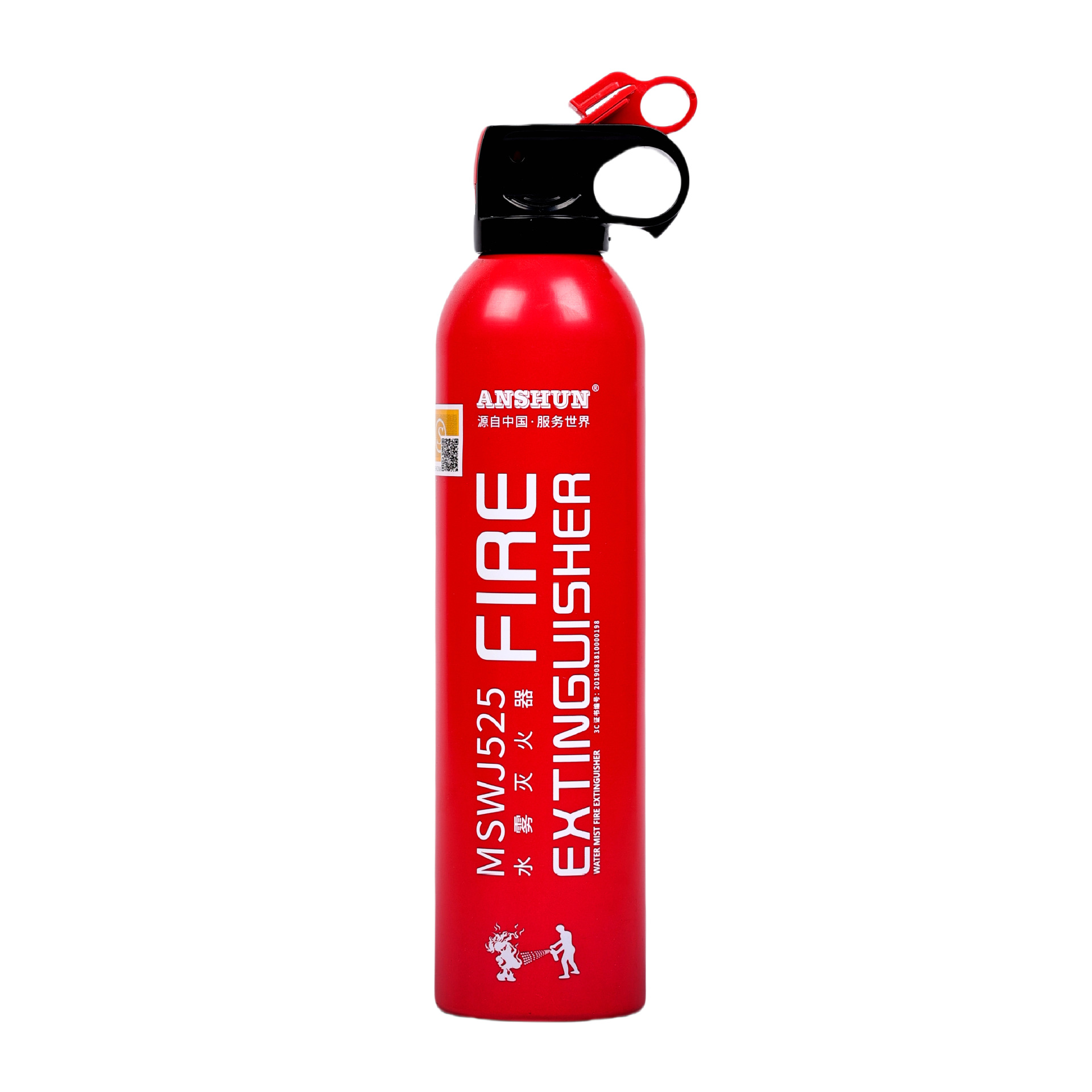 Water-Based Car Fire Extinguisher Foam Household Fire-Fighting Equipment Car Annual Inspection Portable Mini Water Mist Fire Extinguisher