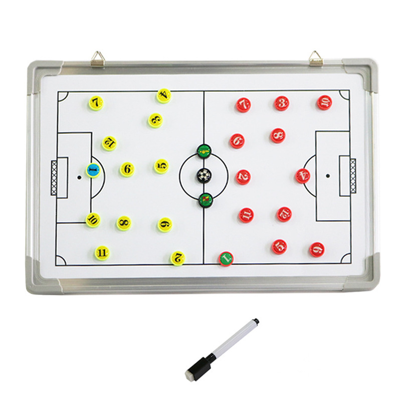 Football Training Tactical Board Aluminum Alloy Tactical Board Coach Board Tactical Exercise Edition Magnetic Erasable Demo Edition