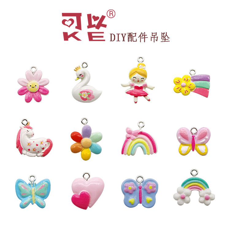 Новые мультяшные подвески, DIY ювелирные аксессуары, креативные ожерелья