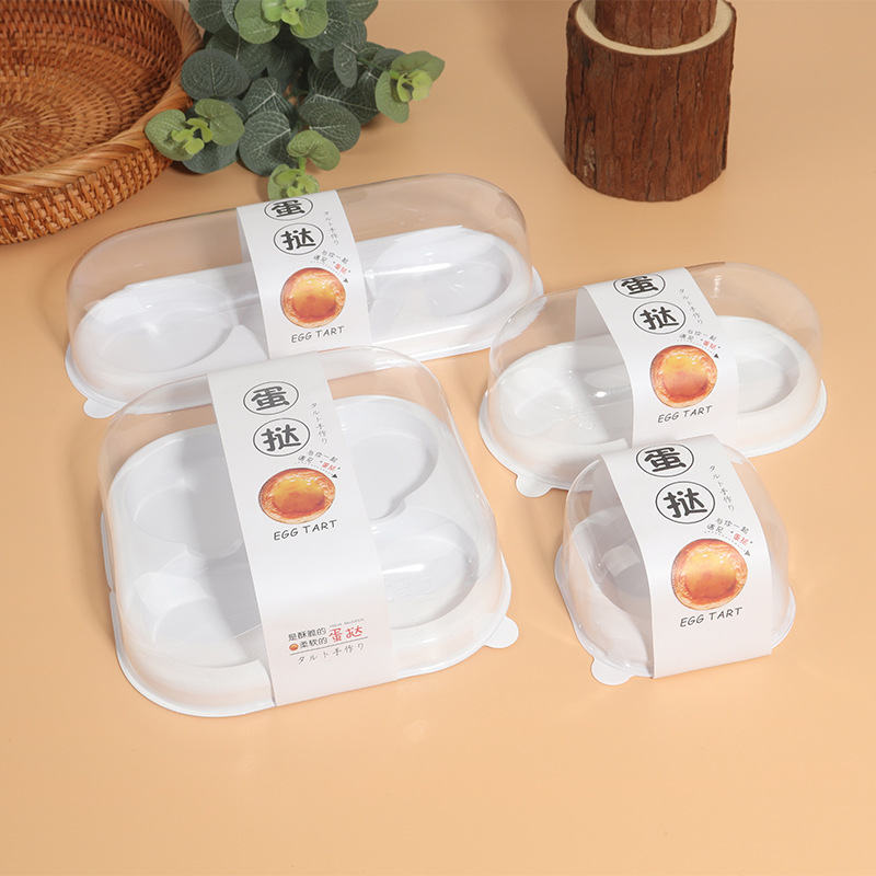 Упаковка для выпечки, снежные булочки, упаковка для десертов с прозрачной крышкой