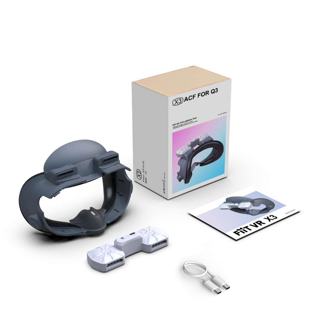 Meta Quest 3 New Top Cover Design Radiator X3 Max Dual Fan Dual Mode Impeller Adjustment Reduction