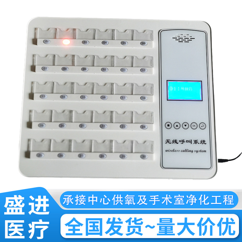 Ward Bedside Wireless Pager, Nursing Home Emergency Call Host, Bell-Type Call, Medical and Vocal Equipment