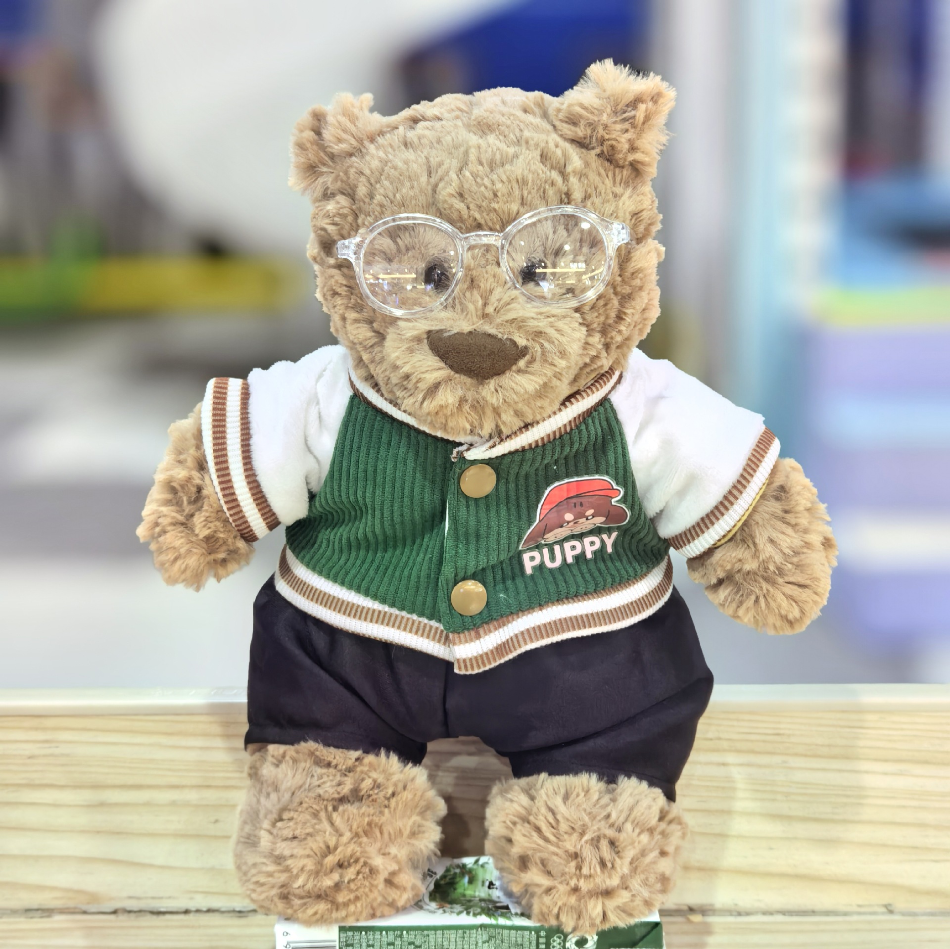 Clothing only) 26CM Barcelona Bear Clothing Plush Toy Clothes Teddy Bear Strap Pants Doll Dress