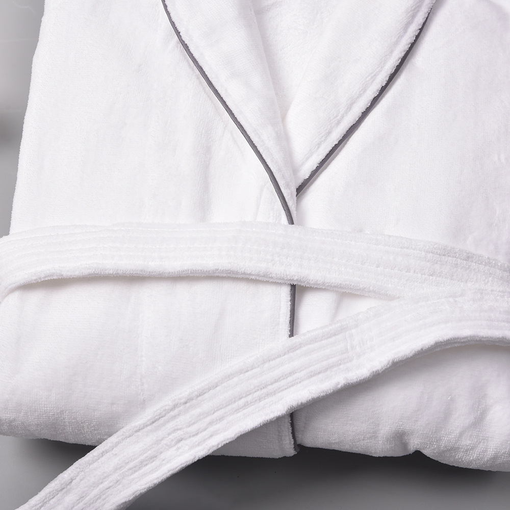 Five-star cotton hotel bathrobe hotel bathrobe sweat steam SPA cotton bathrobe manufacturers wholesale