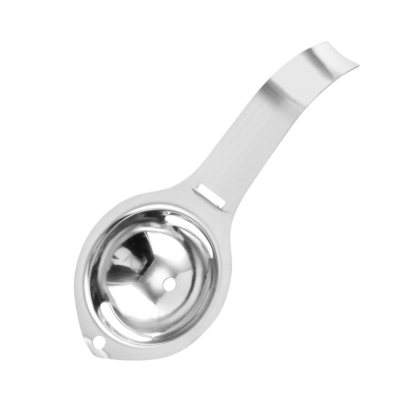 Egg yolk and egg white separator stainless steel egg separator egg separator household baking egg liquid filter egg leakage device