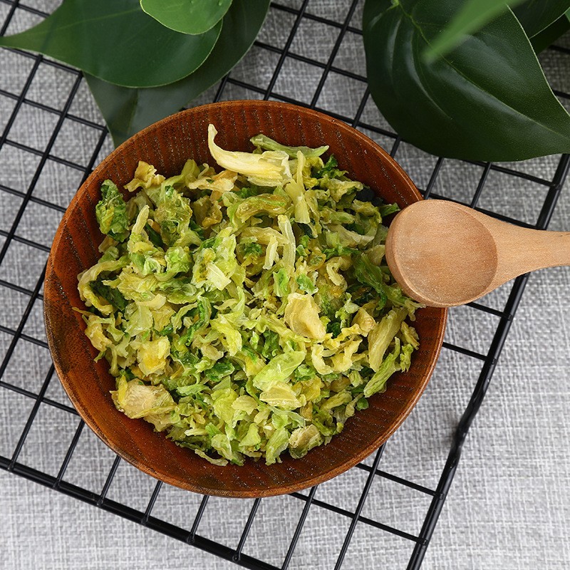 Dehydrated vegetables cabbage round cabbage white head cabbage broccoli hand torn cabbage cabbage cabbage convenient vegetable dry bag