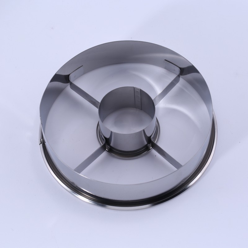 Cake mold 430 stainless steel baking utensils multi-functional donut mold stainless steel mousse ring biscuit mold