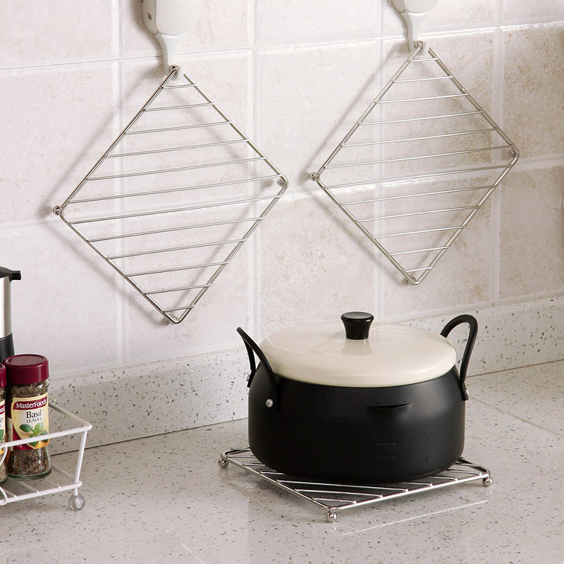 Household Insulation Mat Kitchen Tabletop Thickened Soup Pot Anti-Scalding Kitchen Insulation Mat Steaming Rack Chiffon Cake Cooling Rack