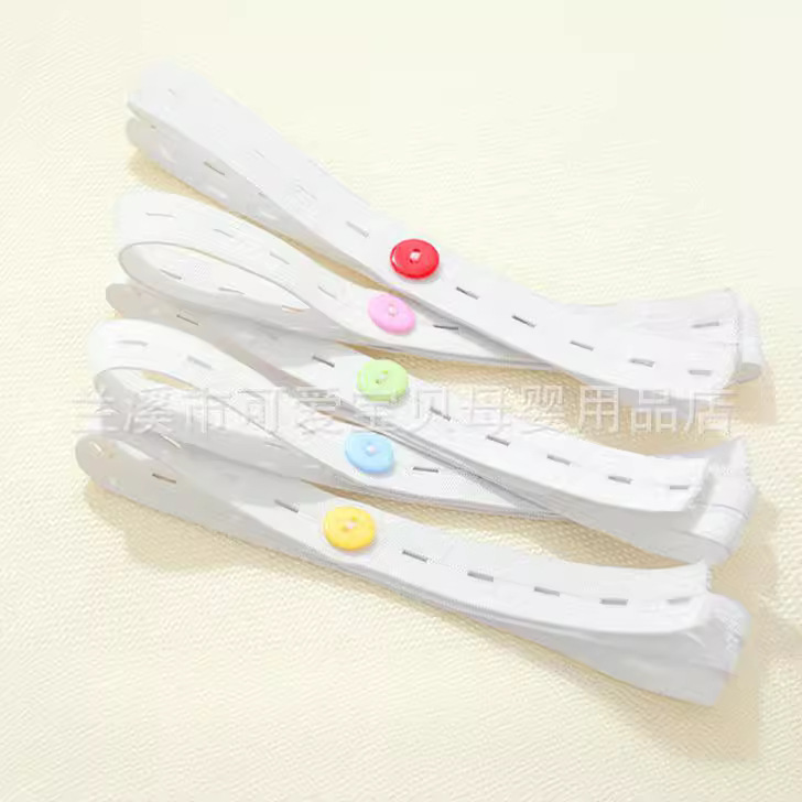 Baby Diaper Belt Baby Simple Diaper Buckle Adjustable Elastiness Diaper Fixing Belt Diaper Pants Strap for Mother and Baby