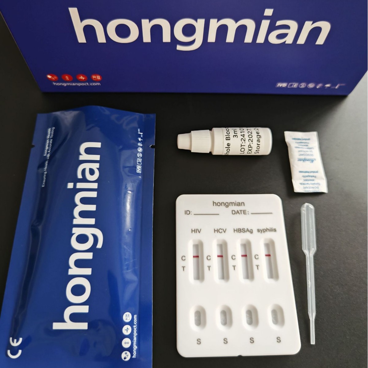 Hiv Test Paper Hiv Kit Hiv Test Paper Quadruple Test Hiv Syphilis Liver Acetylene Liver Hiv Test Box