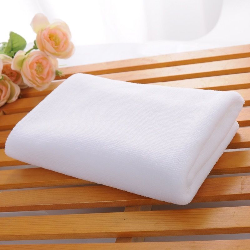 200g wholesale hotel bath towel disposable white towel beauty salon hotel homestay towel can be fixed size