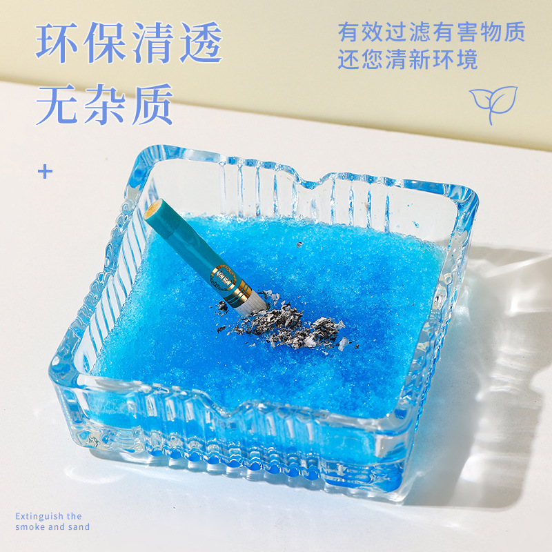 Factory straight hair soot purifier indoor living room ashtray cleaner office air freshener smoke sand