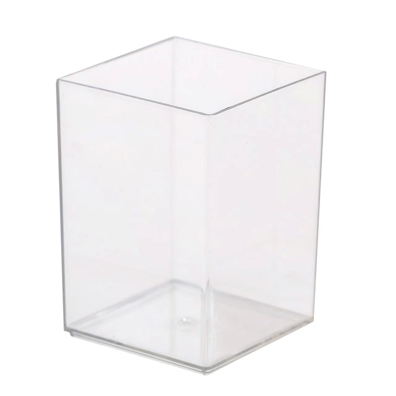 Transparent Pen Holder Storage Box Simple Ins Acrylic Pen Holder High-Value Storage Stationery Box Creative Pen Holder