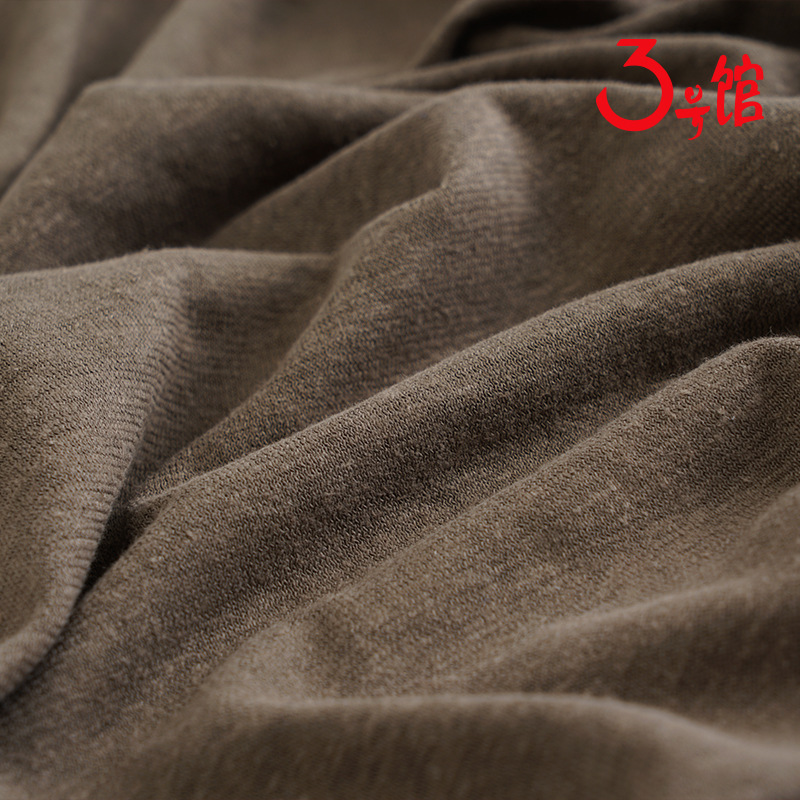 Hemp Cotton Wavy Fabric 170g Hemp Cotton Thin Top T-shirt Cotton Linen Blended Fabric Hemp Knitted Fabric