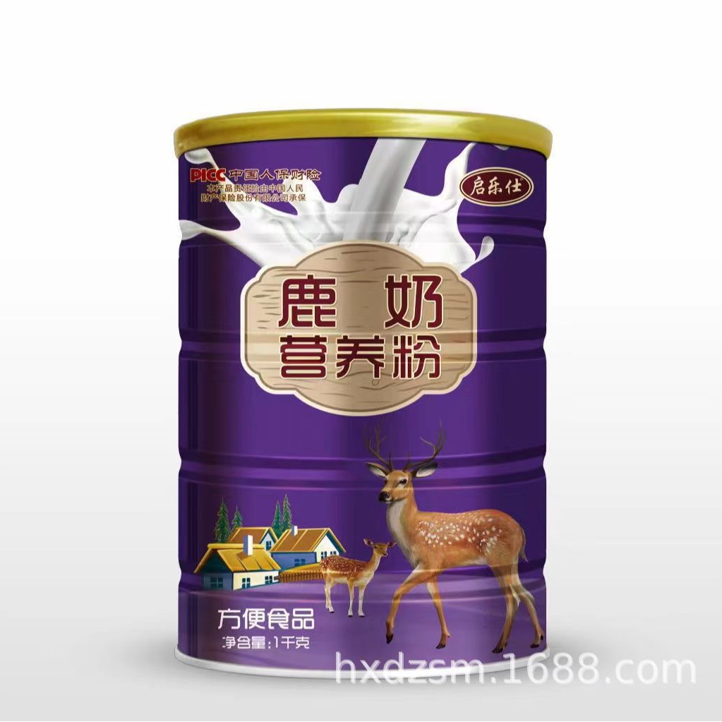 Deer milk nutrition powder 1000g barreled milk powder wholesale meal substitute nutrition powder canned blended beverage cotton wool mattress