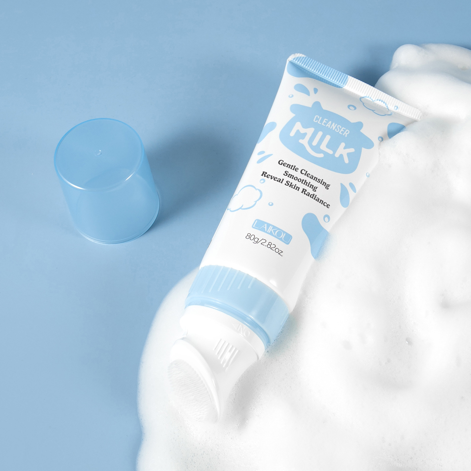 Laikou молочное очищающее средство 80г увлажняющее, очищающее поры